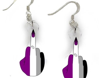 Asexual - Pendientes Punk Orgullo