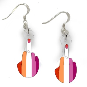 Lesbian - Pride Punk Earrings