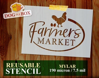 farm stencil stencils for Wood Signs reusable fresh eggs stencil chicken stencil stencil for painting Farmer Market stencil n.2