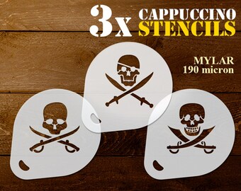 Jolly Roger Schablone Etsy