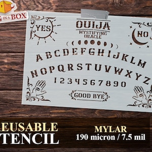 Tavola ouija in legno / Tavolo da gioco occulto inciso Baphomet / Tavola  spirito satanico / Regalo di Halloween / Tavola parlante / Decorazione  gotica in compensato -  Italia