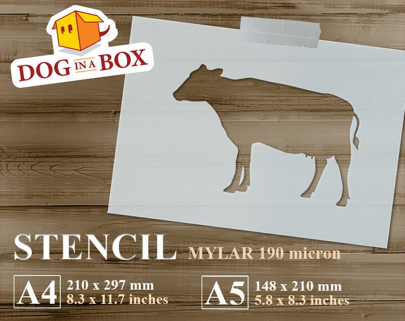 Cow Stencil Farm Stencil Farm Animals Stencil Cow Stencil - Etsy