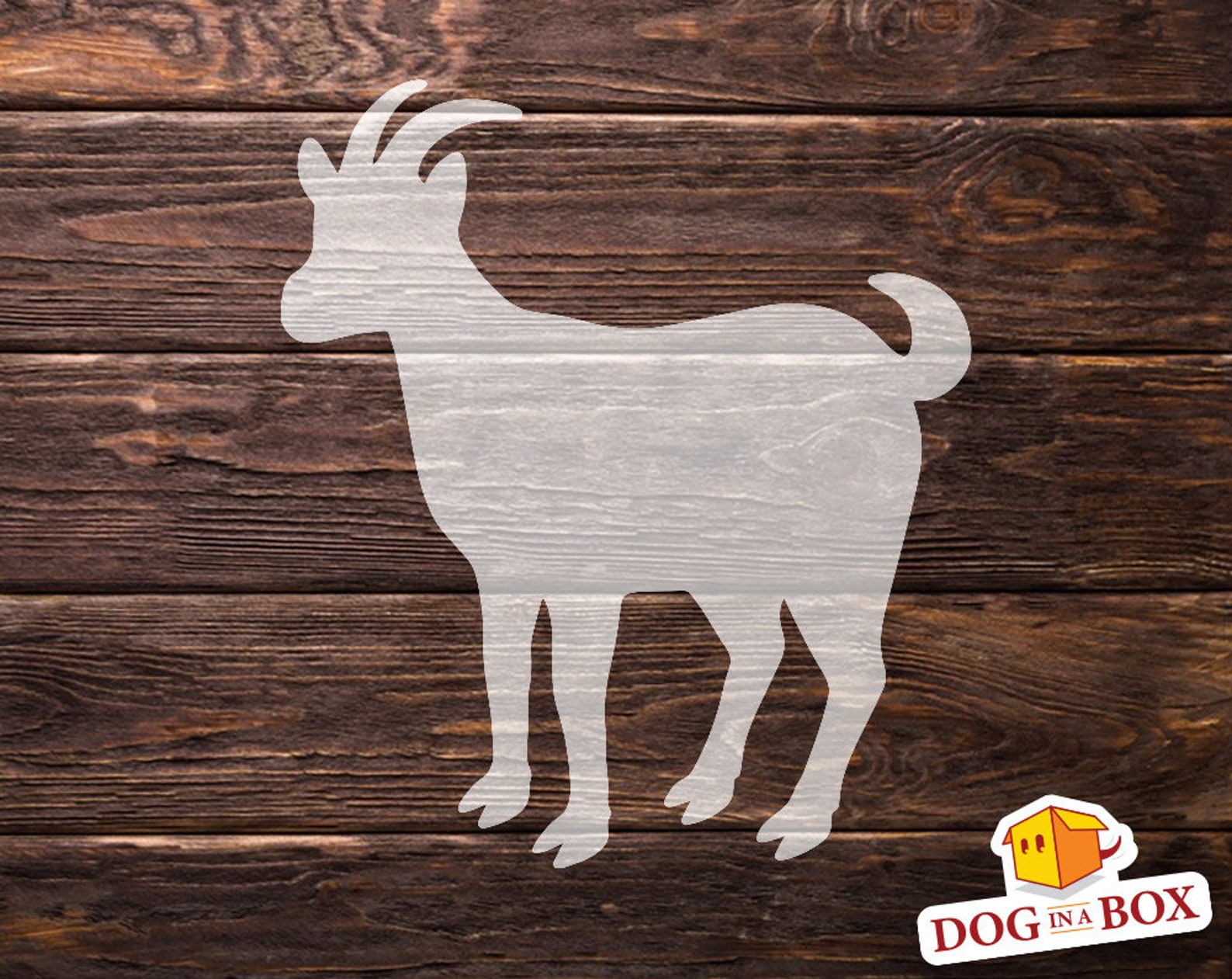 Goat Stencil N.2 Farm Stencil Farm Animals Stencil Goat Etsy