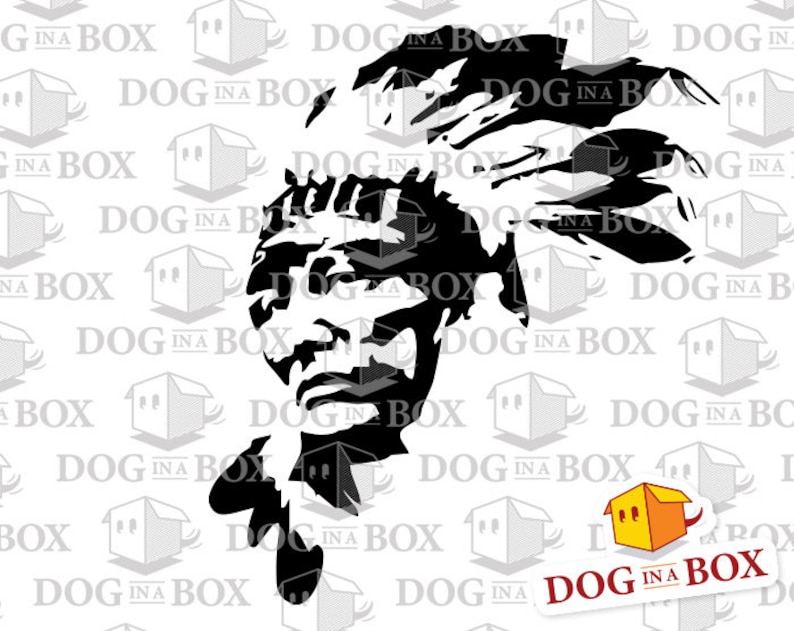 Native American Stencil Indian Stencil Indian Chief Stencil - Etsy