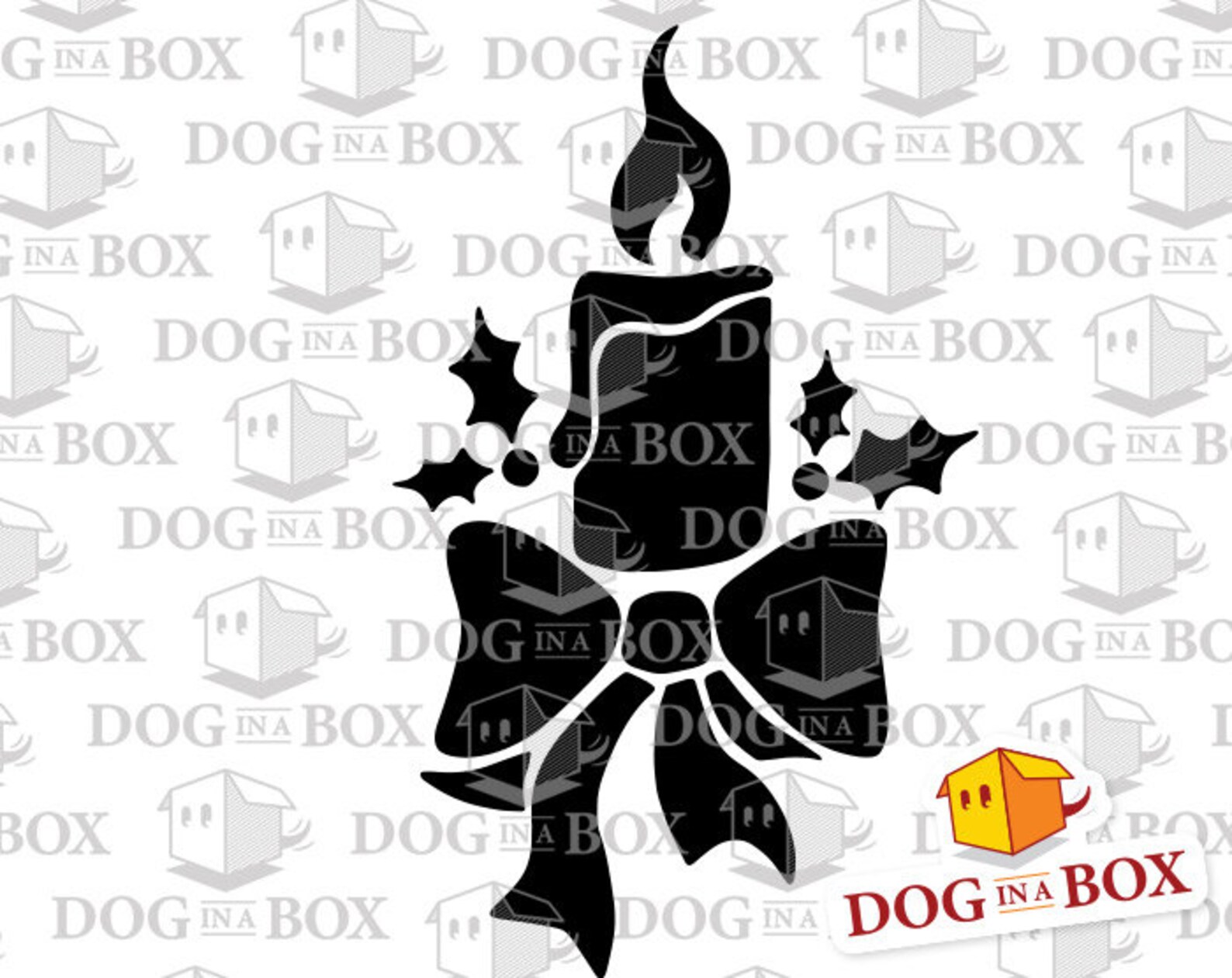 Christmas Candle Stencil N.1 Christmas Stencil Candle Etsy