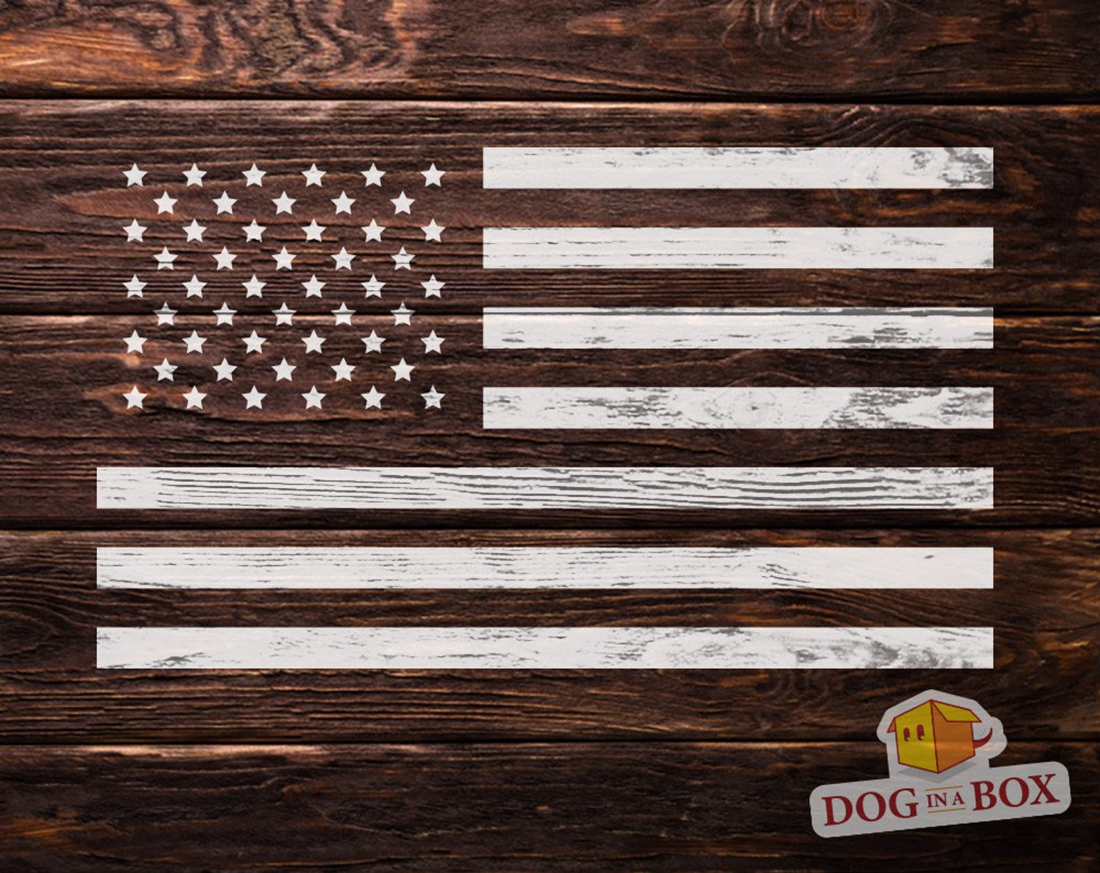 American Flag Stencil United States Flag Stencil USA Flag Etsy