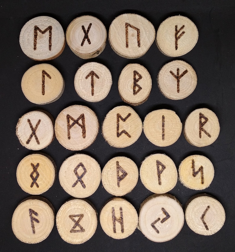 Custom Rune Set Runes Stencils: Set of 24 Reusable Celtic Stencils for Painting on ...