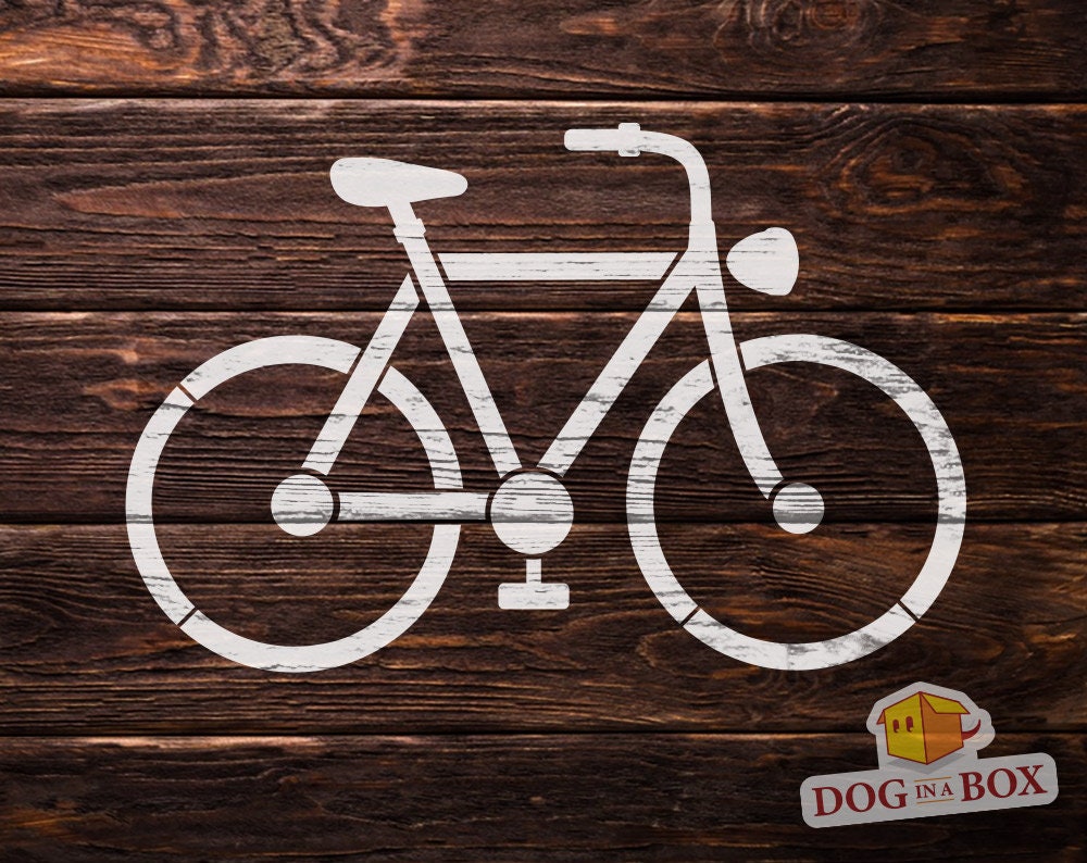 Fahrrad Schablone n.2 Mann Fahrrad Schablone Radfahrer | Etsy