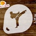 Martial Art Stencils, Karate Stencil, Kung Fu Stencil, Set of 3 ...