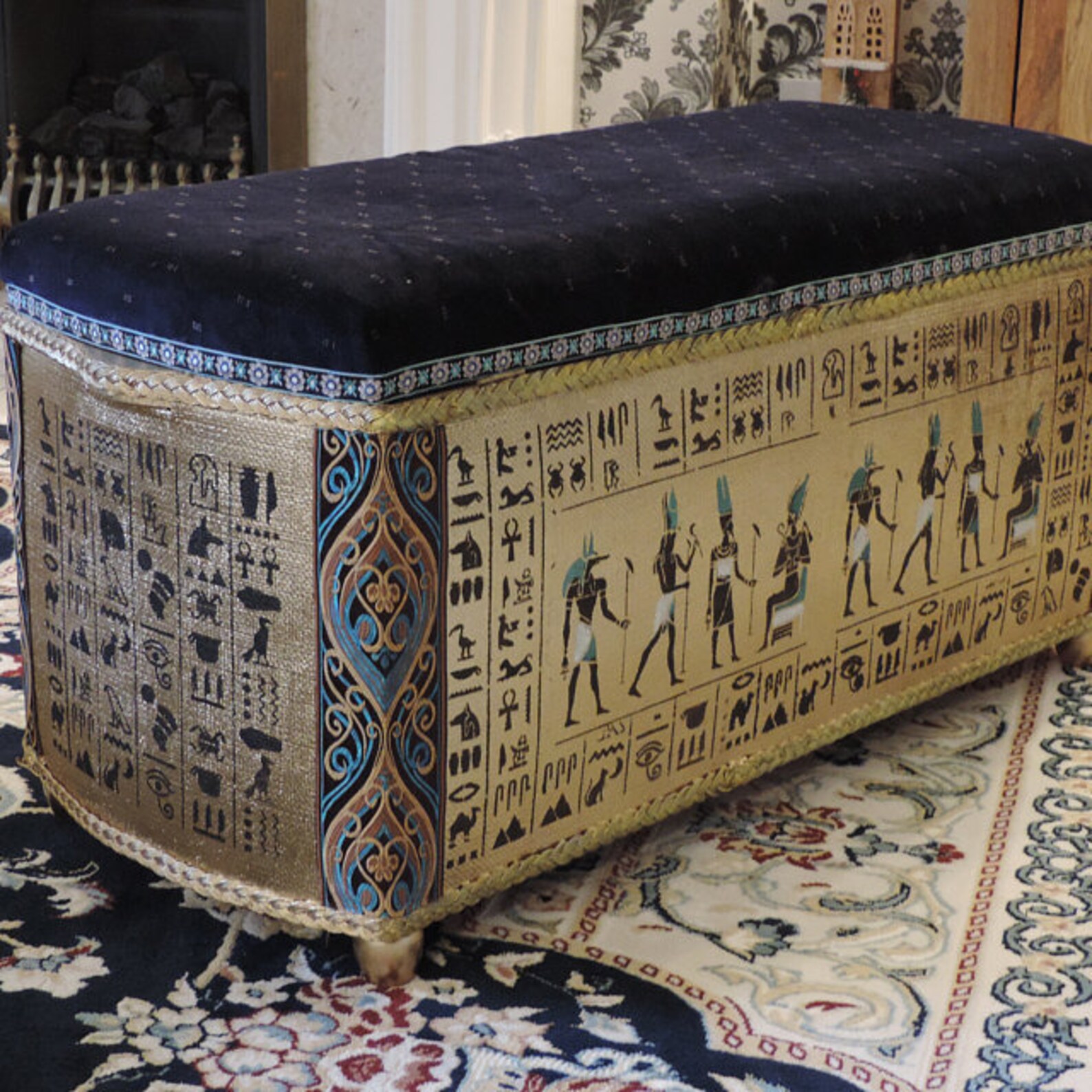 Hieroglyphs Stencil N.1 Egyptian Stencil Egypt Wall Etsy