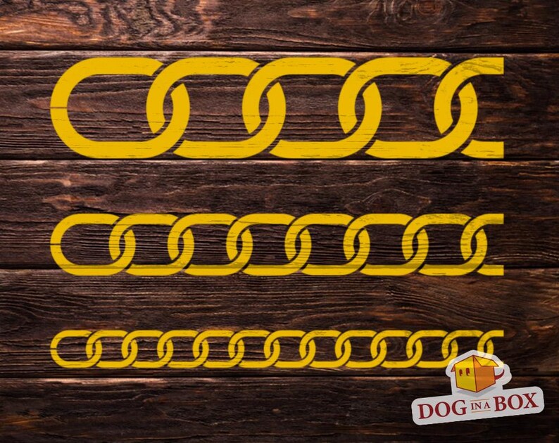 Chains Pattern Stencil: Reusable Stencil for Wall Decor, Wood, Fabrics ...