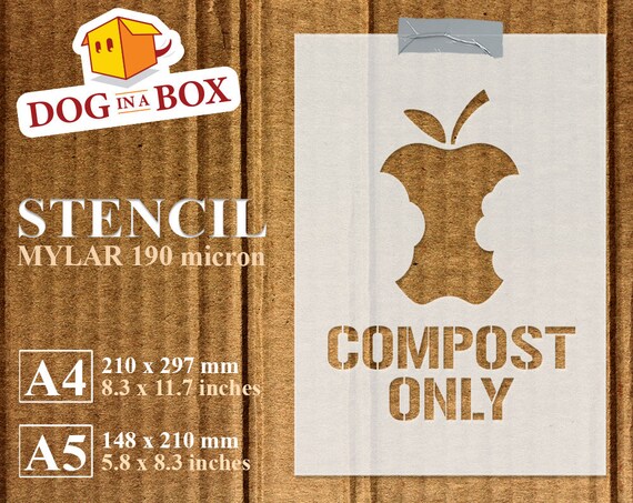 Pochoir /étoiles Mylar pour peinture a/érographe ou peinture murale huit A4 Size Stencil Small