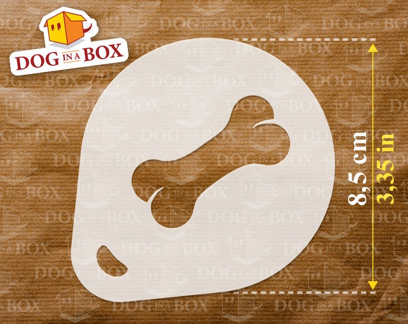 Dog stencils set of 3 coffee stencil food stencils Etsy