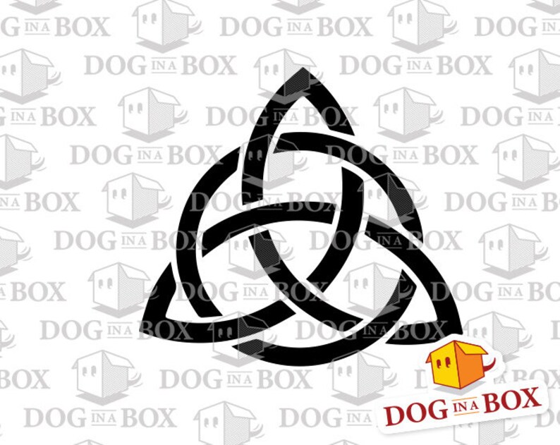 Celtic Trinity Knot Stencil Triquetra Stencil Strength Etsy Australia