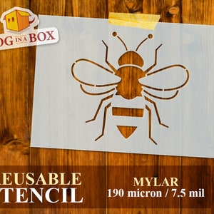 Bee Stencil n.1: Honeycomb, Wood Signs, Farm Decor