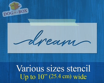 Dream Stencil: Reusable Stencil for Wood, Fabric, Walls and furniture decor