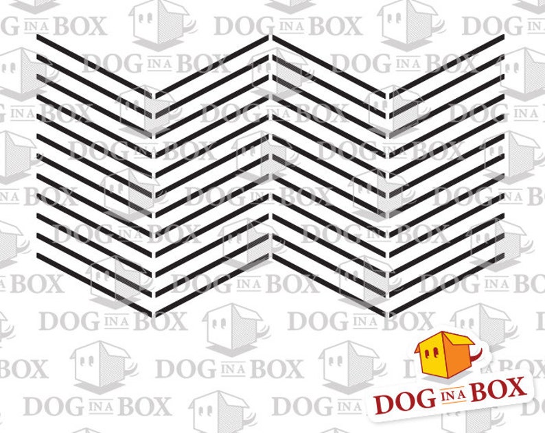 Pattern Stencil N.3 Zig Zag Stencil Zigzag Stencil Wall Etsy
