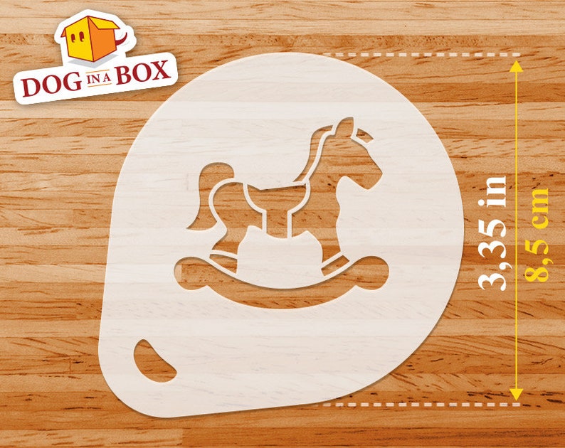 Rocking Horses Stencils set of 3 Nursery Stencils Toy Etsy