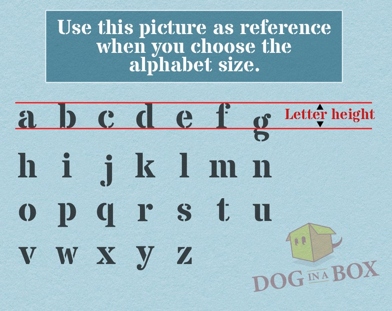 custom stencil word stencil. wedding stencils Alphabet stencil n.4