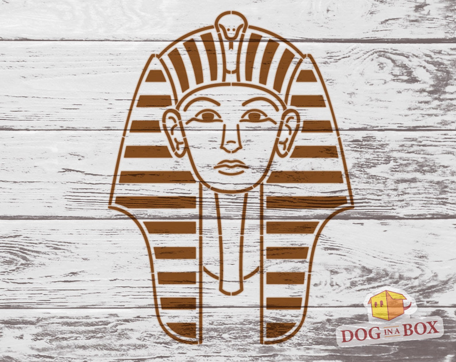 Tutankhamun Stencil N.1 Egyptian Stencil Egypt Wall Etsy