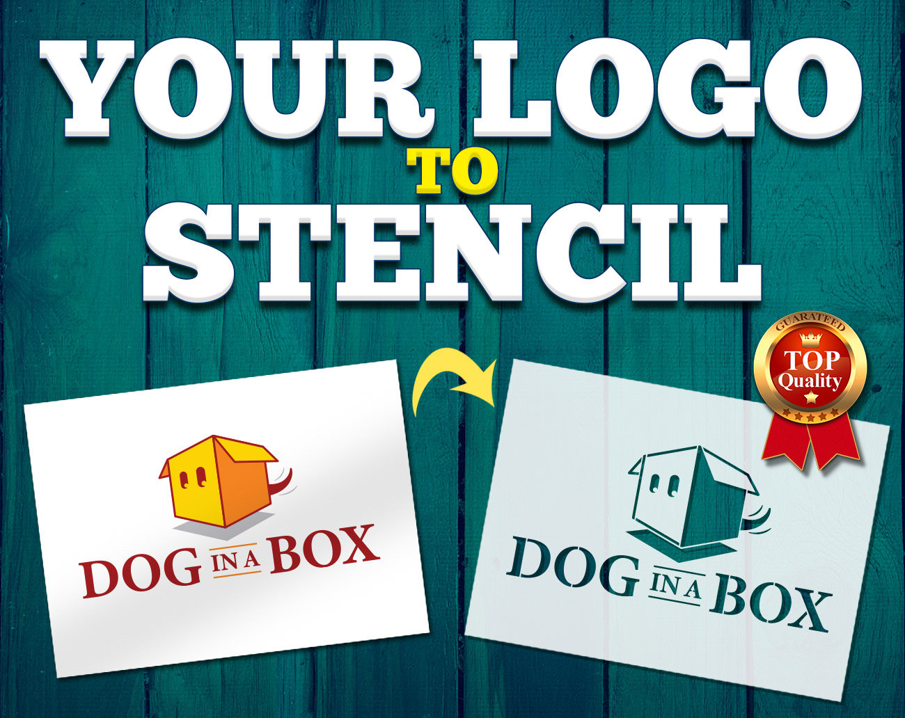 Your Logo stencil logo to stencil custom stencil with logo Etsy