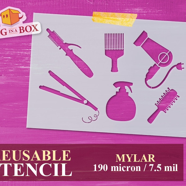 Hair Stencils - Etsy