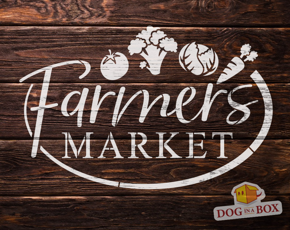 Farmer Market Stencil N.1 Farm Stencil Market Stencil - Etsy