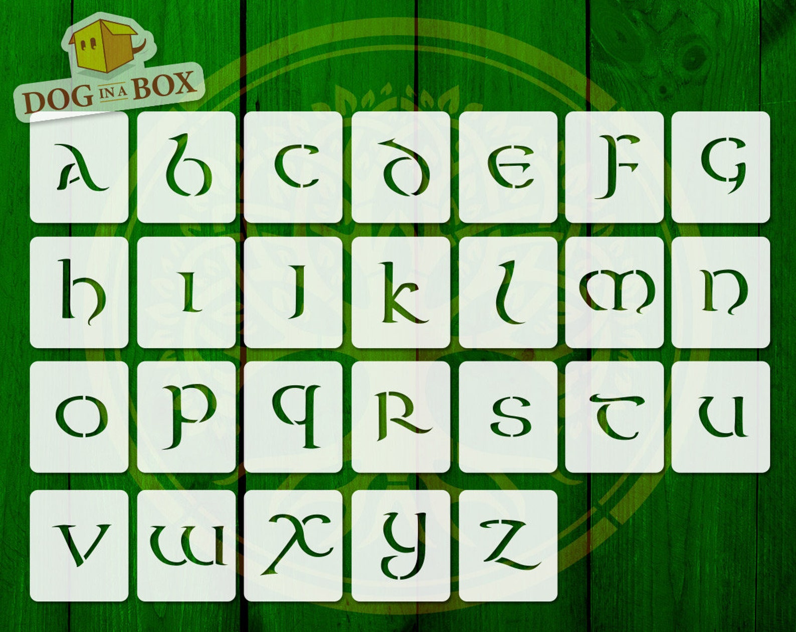 Gaelic Celtic Alphabet Stencils N.1 Set of 26 Letters - Etsy Singapore
