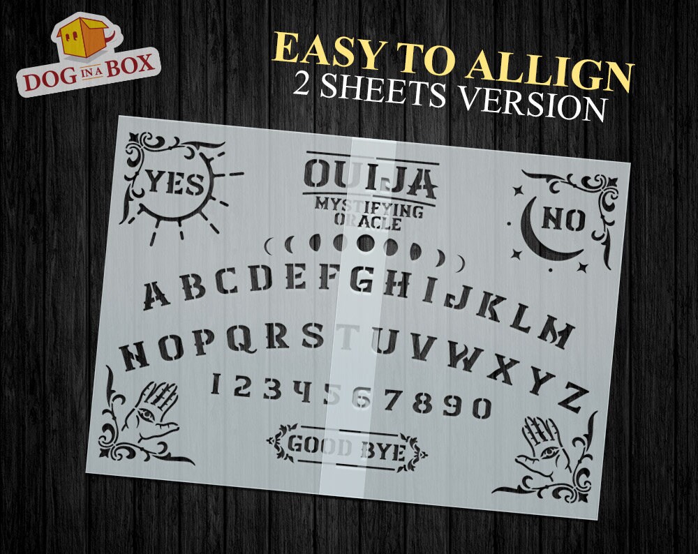 OUIJA stencil DIY Oujia board. Make your own Ouija table Etsy