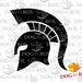 Spartan Helmet Stencil N.3 - Reusable Spartan Stencil, Warrior Stencil ...
