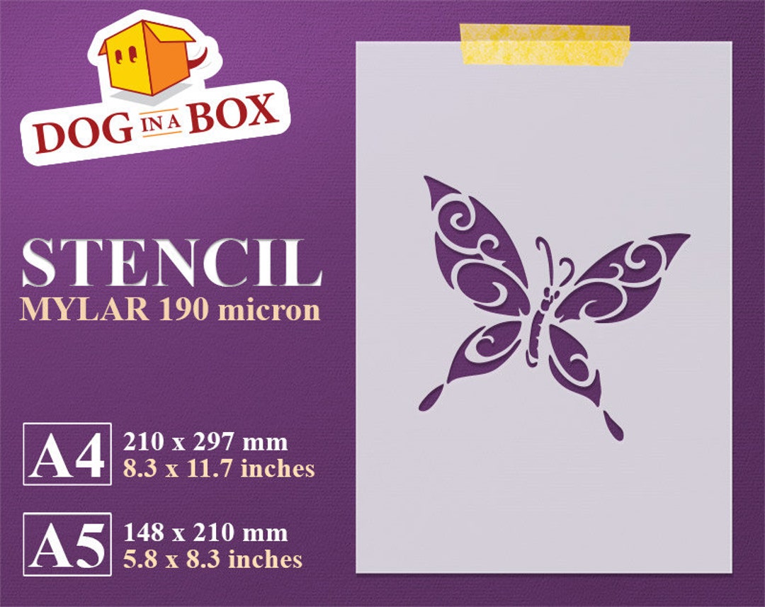 Butterfly Stencil Nursery Stencil Wall Stencil for Painting Etsy