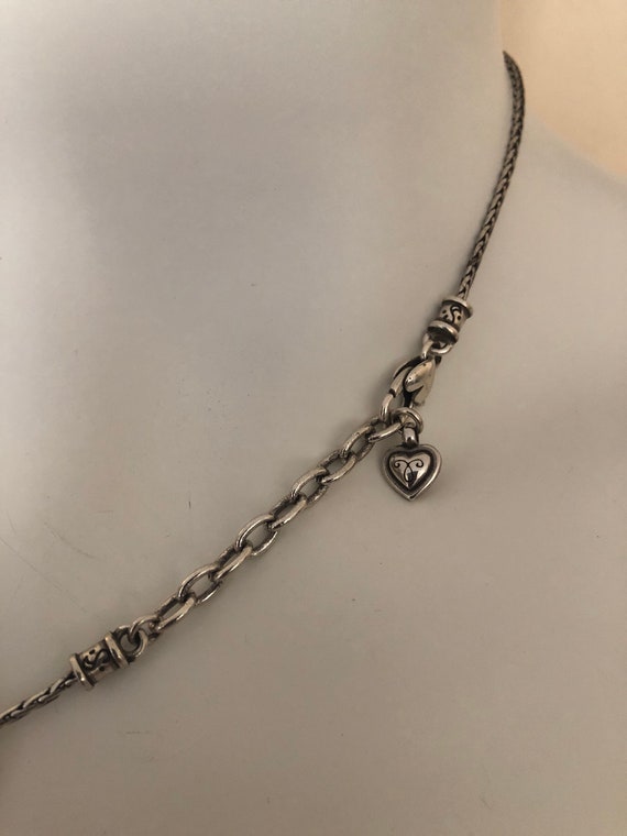 Brighton Silver Necklace Adjustable. The charm op… - image 4