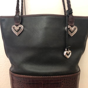 Black and Brown Brighton Caroline handbag. image 9