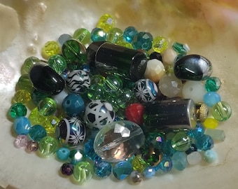 Glass beads, glass beads, shape mix, starfish