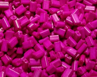 Rocailles 4-7mmx3-4mm, magenta, 200 pcs