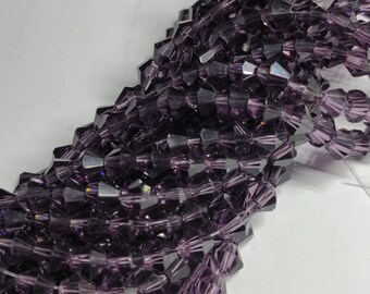 Glass beads glass beads purple 5 mm