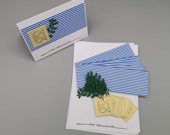 Bastelset Einladung Kommunion Etsy