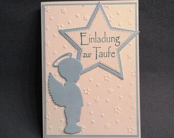 Einladung Taufe Bastelset Etsy