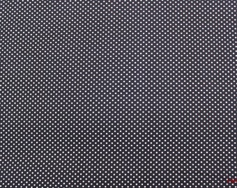 Baumwolle Punkte dunkelblau/weiss (10 cm)