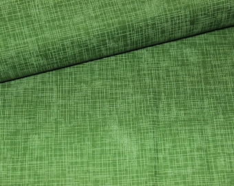 Designerbaumwollstoff Quilters Linen -  Grass  (10 cm)