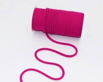 Baumwollkordel 6 mm fuchsia (1 m)