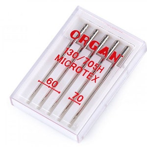 Microtex Nähmaschinennadeln 130/705 H in zwei Größen 60 und 70