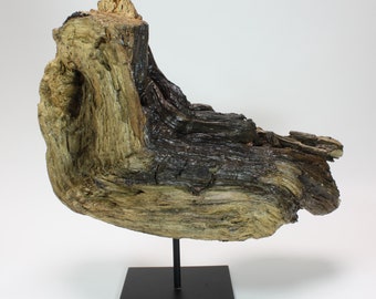 Holzskulptur Big Foot, Skulptur, Holzkunst, Kunst, Sammlerstück, Wohndekor