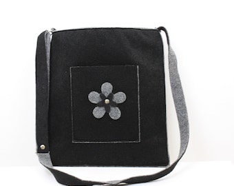 Sac, sac en feutre, sac bandoulière, sac crossbody, sacs