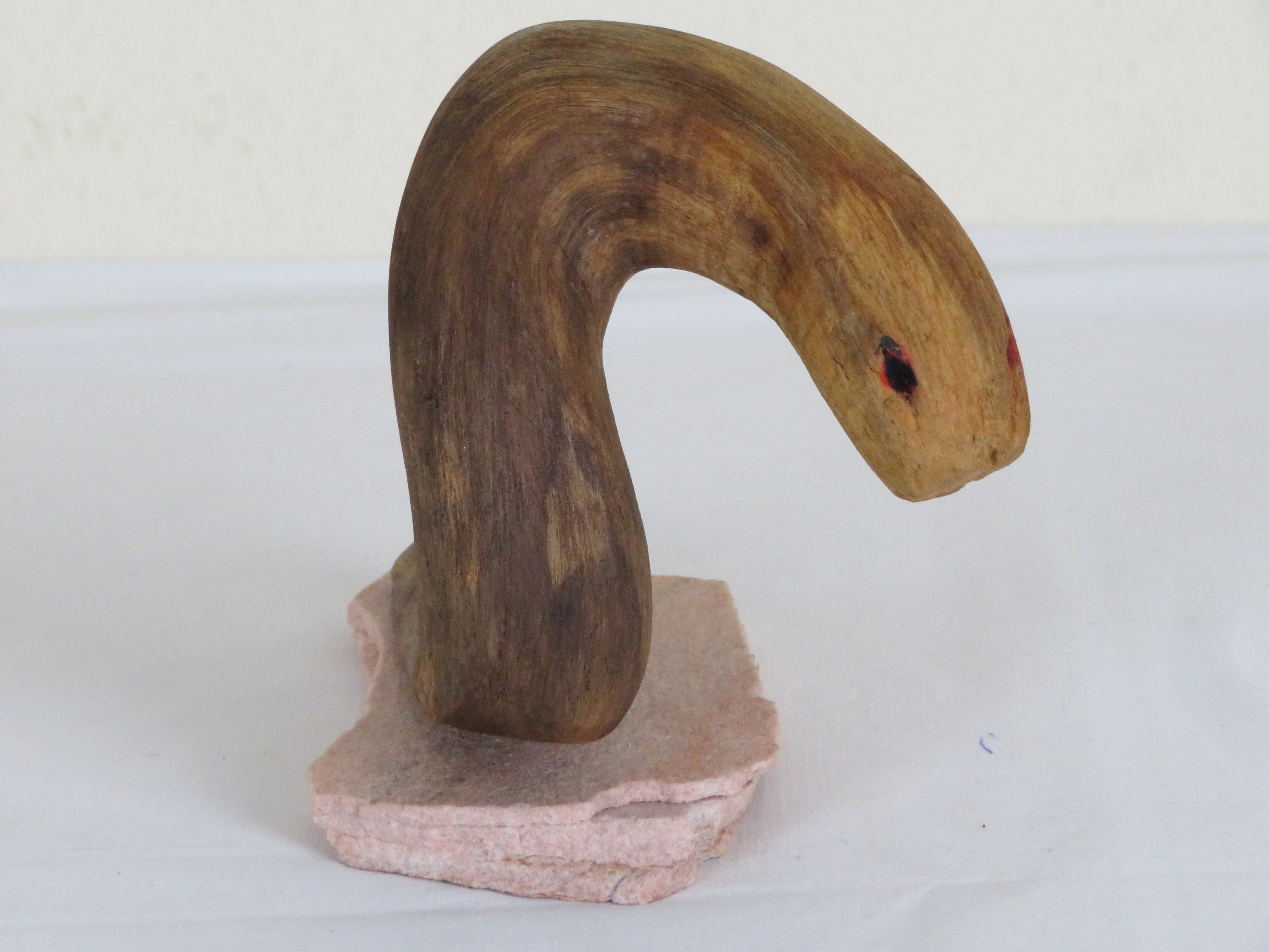 Wooden Sculpture Snake Sculpture Wood Art Art Collectible Etsy UK