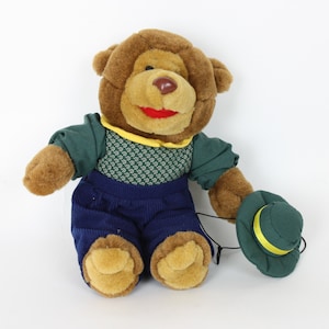 Teddy with suit and hat, teddy bears, stuffed animals, plush toys, cuddly toys, animal figures, toys