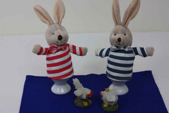 Eierbecher Porzellan Osterhasen Eierwärmer Hasen Ostern