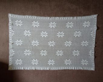 Lace tablecloth, rectangular, crochet tablecloths, table decoration