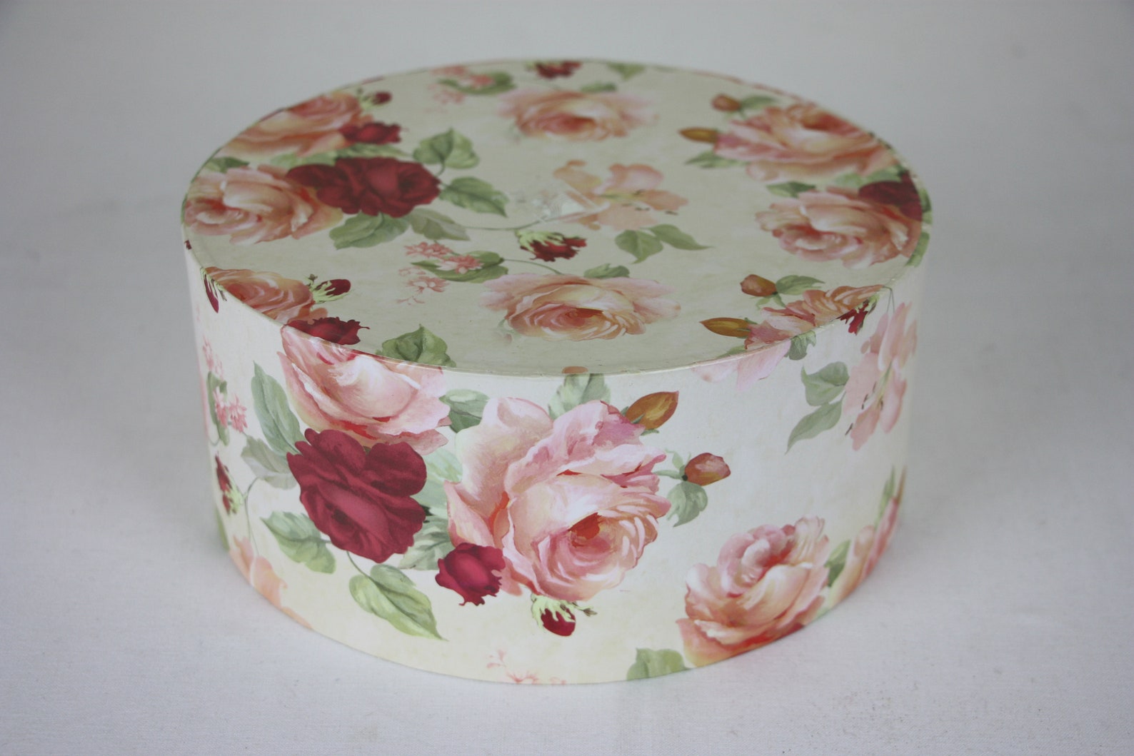 Round box with lid gifts storage gift packaging container Etsy
