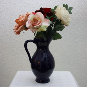 Blue ceramic vase, vases, jugs, pitchers, table decoration